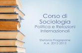 Lezione I Introduzione sociologia
