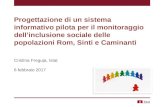C. Freguja, Progettazione di un sistema informativo pilota per il monitoraggio dell’inclusione sociale delle popolazioni Rom, Sinti e Caminanti