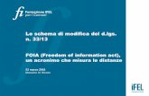 Come cambiano gli adempimenti sulla trasparenza con il nuovo 'modello' FOIA italiano - Massimo Di Rienzo