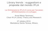La Dichiarazione IFLA di Lione per l'accesso all'informazione e lo sviluppo