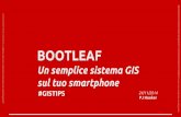 Bootleaf un semplice sistema gis sul tuo smartphone