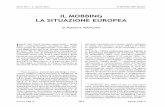 IL MOBBING - LA SITUAZIONE EUROPEA di Raffaele MANCUSO