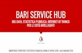 Big data, statistica pubblica, Internet of things e città intelligenti. Bari Service Hub - Luigi Ranieri