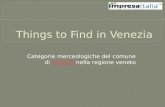 Things to find in venezia