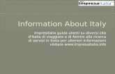Information about italy