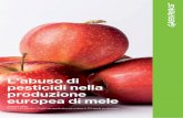 Greenpeace: risultato delle analisi chimiche sulle mele dei supermercati in Europa