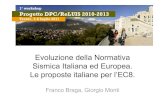 Evoluzione della Normativa Sismica Italiana ed Europea. Le ...