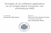 Progettazione e sviluppo di un software applicativo su un single board computer