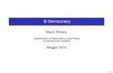 E democracy - Prof. Mario Alviano - Unical Lamezia Terme I.T.E. "V. DE FAZIO" 16 Maggio 2016