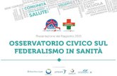 Osservatorio civico sul federalismo in sanità 2015: i principali risultati