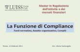 La Funzione Compliance_LUISS