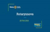 Rotarynnova - Via alla terza fase del progetto