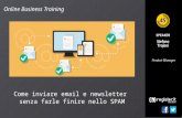 Come inviare email e newsletter  senza farle finire nello SPAM