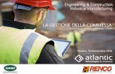 La Gestione della Commessa | Atlantic Technologies Evento 10 Novembre Pesaro