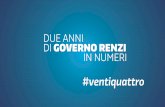 Due anni di Governo Renzi in numeri