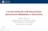 I social network nell'educazione: dimensioni didattiche e formative