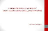 Riforma Costituzionale - Non è una scelta banale - Slides di Luciano Violante