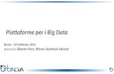 2016 02-24 - Piattaforme per i Big Data