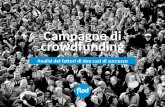 Campagne di Crowdfunding: fattori di successo