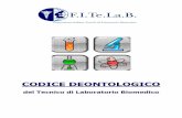Codice Deontologico Tecnico Sanitario Laboratorio ...