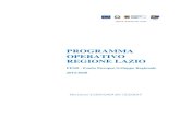 Programma Operativo Regione Lazio FESR 2014-2020