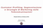 Customer Profiling, Segmentazione e Strategie di Marketing nelle ...