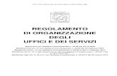 Regolamento di organizzazione degli Uffici e dei Servizi