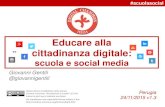 Educare alla cittadinanza digitale: scuola e social media