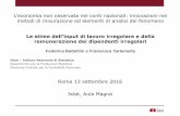 Istat, Aula Magna 13 settembre 2016 "L'economia non osservata nei conti nazionali: innovazioni nei metodi di misurazione ed elementi di analisi del fenomeno"