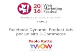 Facebook Dynamic Ads per un sito E-Commerce