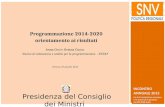 Programmazione 2014-2020 - orientamento ai risultati