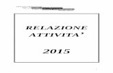 Relazione attività 2015