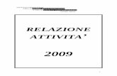 Relazione attività 2009