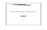 Relazione attività 2007