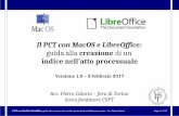 Guida alla creazione di un indice nell'atto processuale (per Mac e LibreOffice)