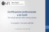 Certificazione a tre livelli. BIT2016 Milano, 11/02/2016