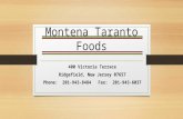 Montena Taranto Foods Product List