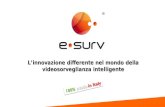 eSurv: L'innovazione differente nel mondo della videosorveglianza intelligente!
