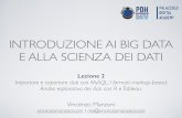 Introduzione ai Big Data e alla scienza dei dati - Exploratory Data Analysis