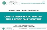 ODCEC MILANO - Riforma del diritto fallimentare 15.11.16