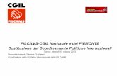 Costituzione coordinamento politiche internazionali Filcams Piemonte