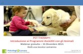 Webinar-Pet Therapy: introduzione ai programmi assistiti con gli animali