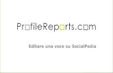 Guide ProfileReports.com - Editare una voce su SocialPedia