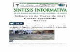 Sintesis informativa 11 de marzo 2017