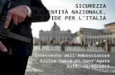 Sicurezza e identità nazionale, le nuove sfide per l'italia