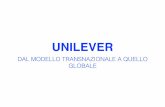 Unilever, dal modello transnazionale a quello globale