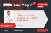 Alessandro La Ciura - Live Chat ed Ecommerce: (ma) la chat vende veramente di più (e quanto)?
