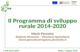 Il Programma di sviluppo rurale 2014-2020