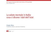 Giorgio Alleva, La salute mentale in Italia:  cosa ci dicono i dati dell’Istat