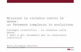 M.G.Muratore, Misurare la violenza contro le donne: un fenomeno complesso in evoluzione